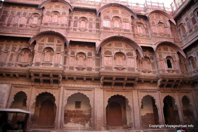 Jodhpur Mehrangarh Forteresse Zanani Deodi - India
