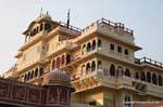 Jaipur city palace chandra mahal.