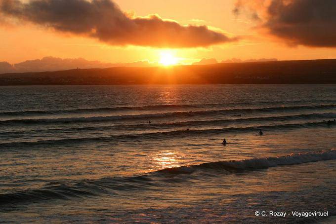 Pôr do sol, Lahinch - Irlanda