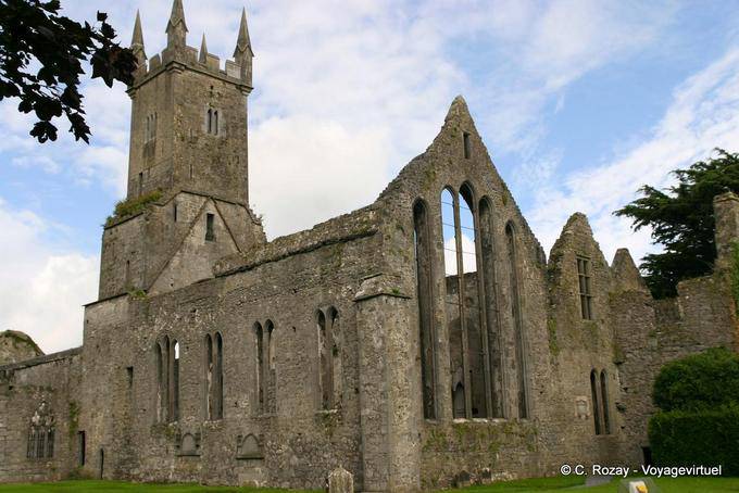 Ennis convento, fundado por Obrien em 1300, Abbey Ennis - Irlanda