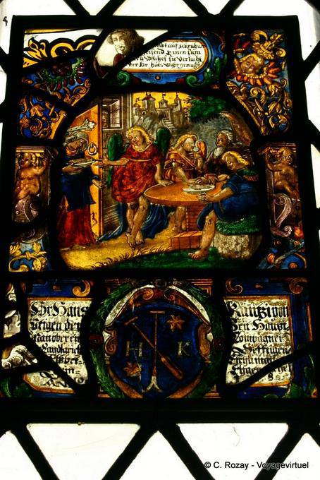 Janela de vitral, Bunratty Castle - Irlanda
