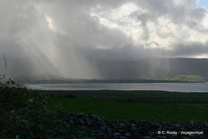 Gale em Tralee Bay, Dingle - Irlanda
