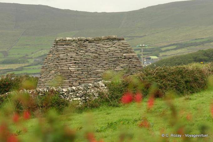 Gallarus Oratório, vista lateral, Dingle - Irlanda