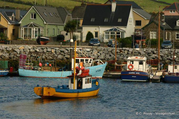 Barcos no porto Dingle - Irlanda