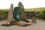 Monumento Brandon Creek (CUAS ano Bhodaigh), Dingle, Irlanda.