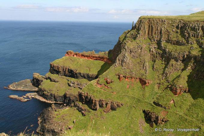 Rotas Geológicas no planalto Antrim, Giants Causeway - Irlanda do Norte