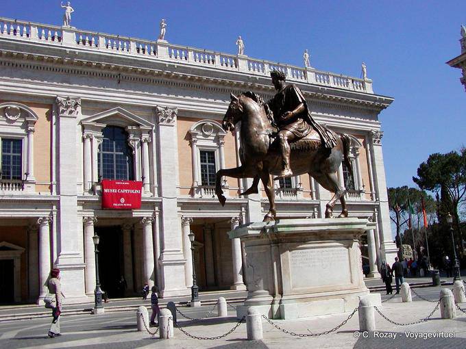 Estátua Equestre de Marco Aurélio, Roma - Italia