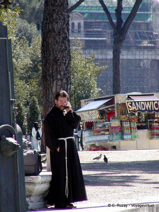 Monk conversa com Deus, Roma - Italia