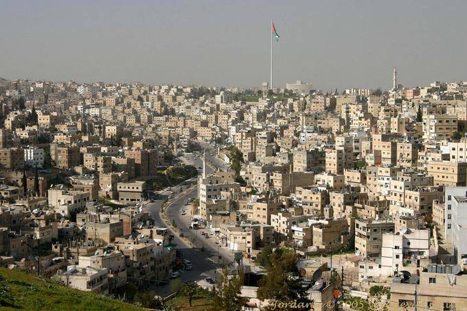 Amman Leste Vista da Cidadela Amman Citadel, Amman - Jordania