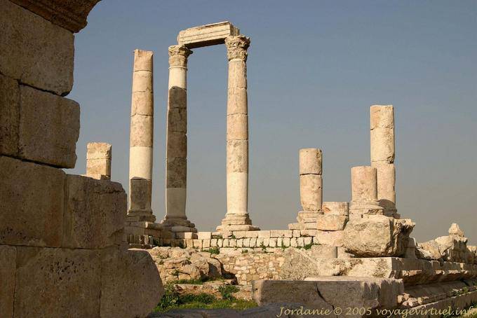 Restos do Templo de Hércules, Amman - Jordania