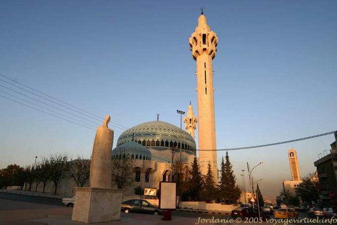 Rei Abdullah I Mesquita, arte islâmica contemporânea, Amman - Jordania