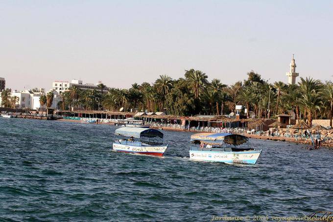 Barcos de turismo, Aqaba - Jordania