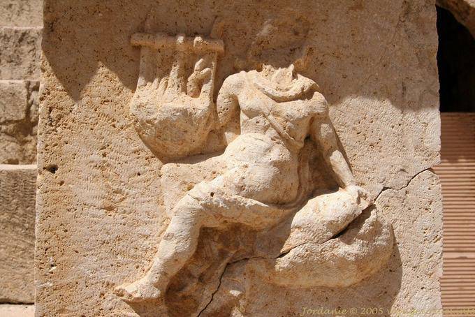 North detalhe Jerash Theatre - Jordania