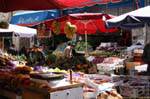 Mercado de frutas e vegetais, Amman, Jordania.