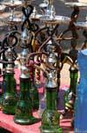 Exposição Shisha (narguilé), Aqaba, Jordania.