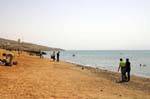 Praia pública Amã, Mar Morto, Jordania.