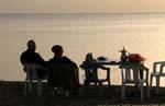 Tempo do café Sombra, Mar Morto, Jordania.