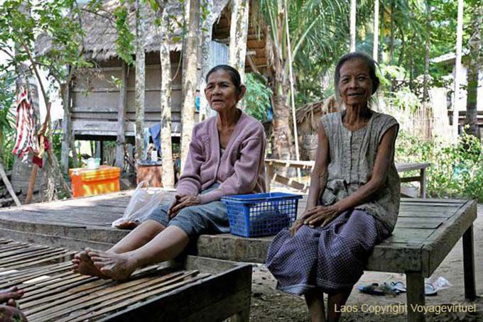 Resto do velho, Khone Ilha, Laos