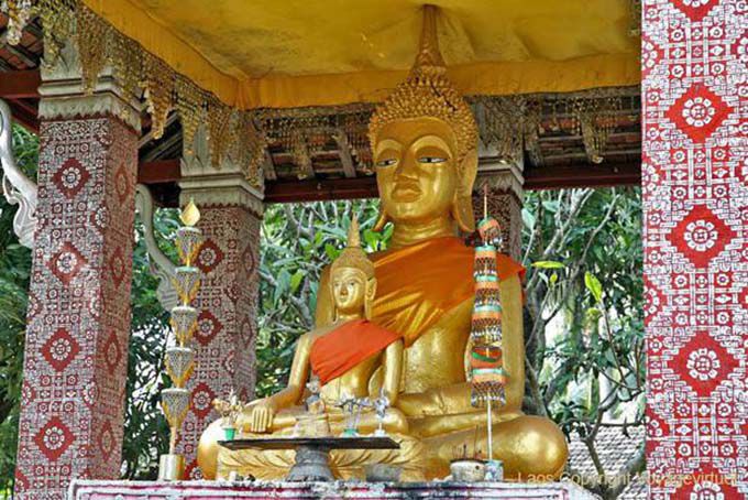 Arte budista, Wat Sene Soukharam, Luang Prabang, Laos