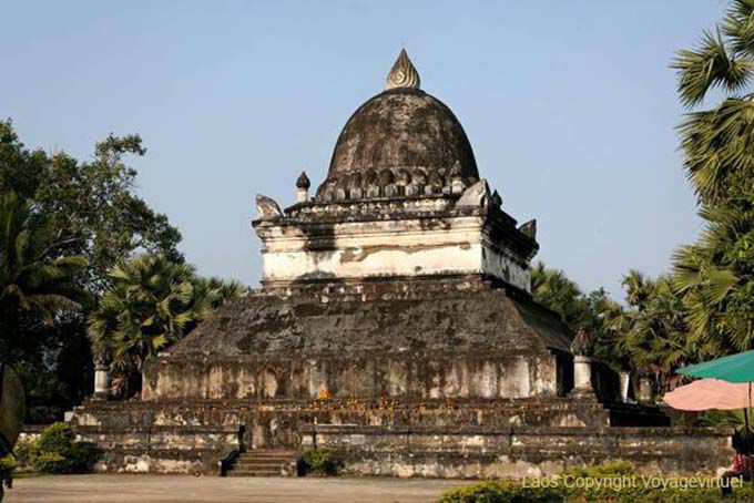 Esse templo Makmo melancia, Wat Visoun, Luang Prabang, Laos