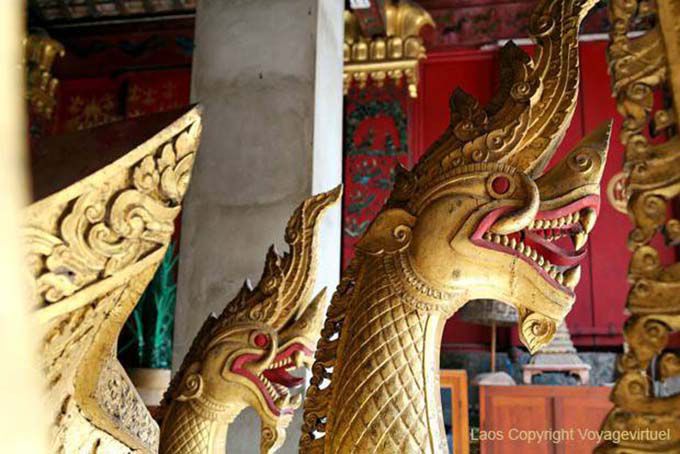 Real funerária carruagem, Wat Xieng Thong, Luang Prabang, Laos