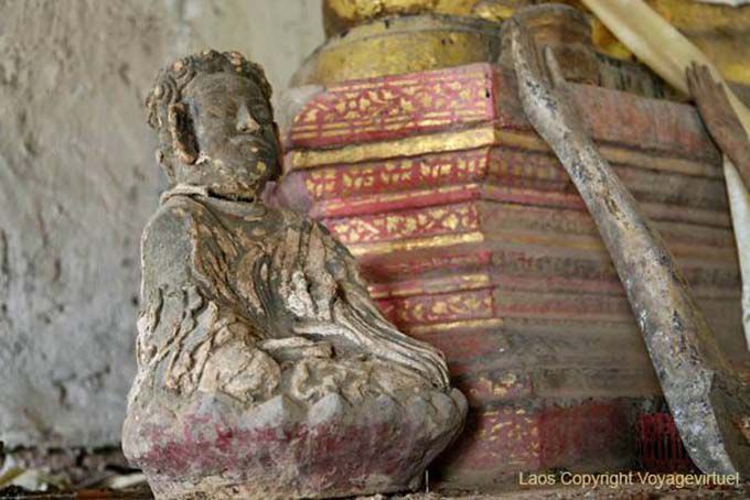Old Buda Wat Chom Phe, Luang Prabang, Laos