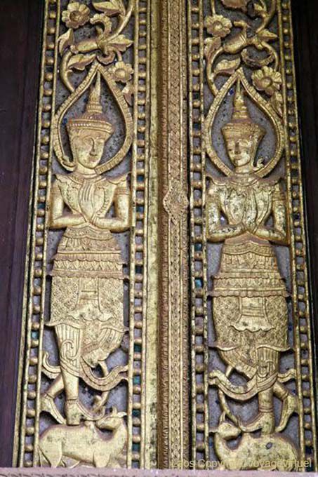 Porta Embutidos Ho Phra Keow Temple, Vientiane, Laos