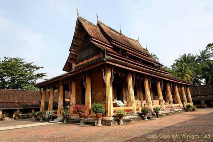 Salão ordenação Sim, Wat Sisaket, Vientiane, Laos