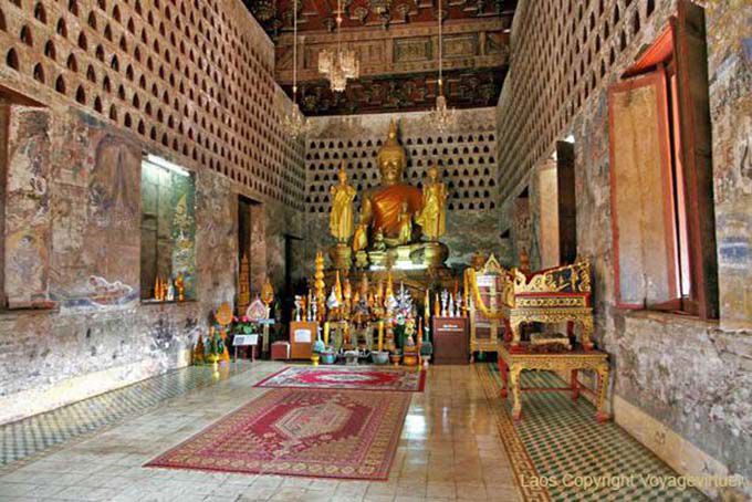 Proibida Foto Wat Si Saket, Vientiane, Laos