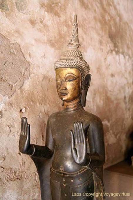 Buddha apaziguamento, Wat Si Saket, Vientiane, Laos