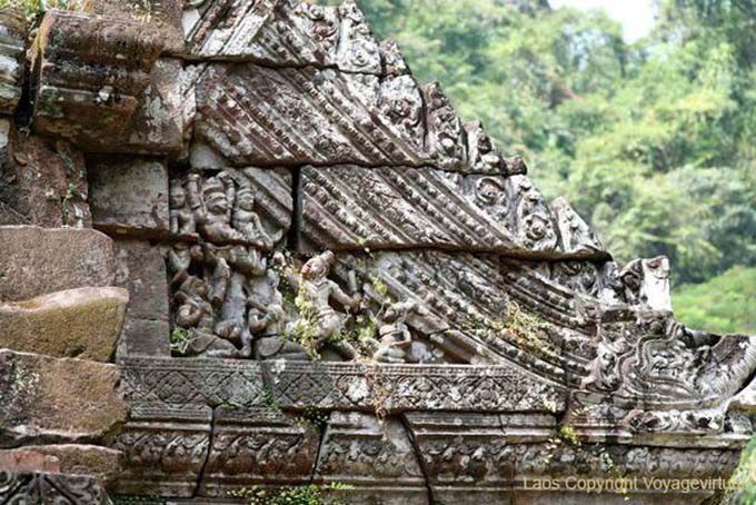 Luta Esculpido, Wat Phou, Laos