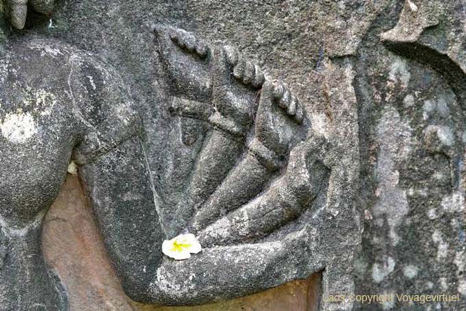 Braço Shiva na Trimurti, Wat Phou, Laos