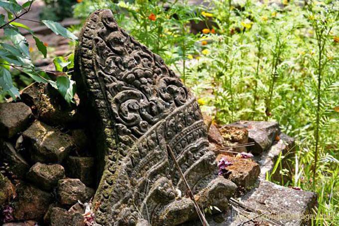 Ruin Chiseled, Wat Phou, Laos