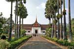Fui para o Palácio Real, Luang Prabang, Laos.