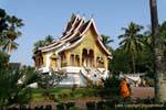 Pha estrondo Temple, Palácio de Luang Prabang, Laos.
