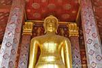 Top do grande Buda de pé, Wat Sene Soukharam, Laos.