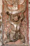 Ilustração da história do príncipe Pookkharabat, Wat Si Saket, Vientiane, Laos.