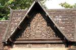 Top da entrada para o claustro, Wat Sisaket, Vientiane, Laos.