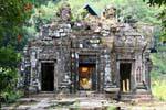 Frente do santuário, Wat Phou, Laos.