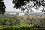 Panorama do santuário da planície, Vat Phou, Laos.