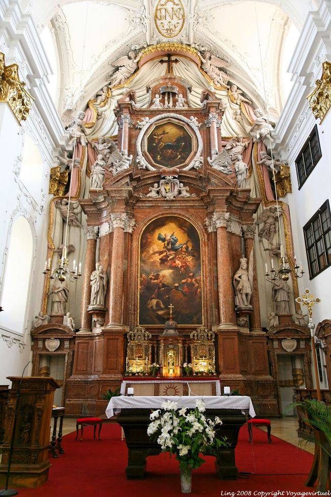 Ignatiuskirche, Alterdom, o altar-mor, Linz - Áustria