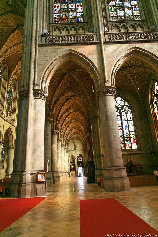 Neuer Dom, arquitetura de um vão, Linz - Áustria