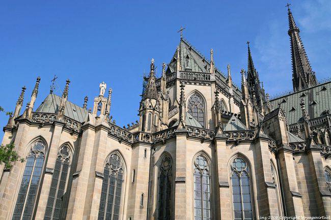 Neuer Dom, vista traseira, Linz - Áustria