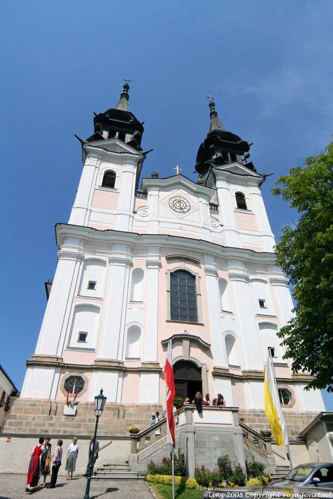 Postlingberg, vista da praça, Linz - Áustria