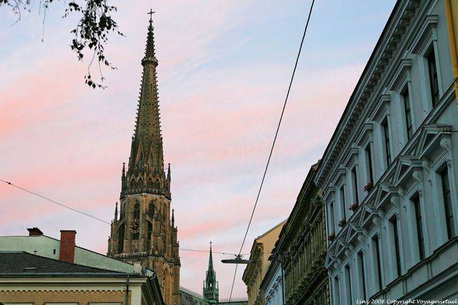 Waltherstrasse, Neuer Dom, a torre do sino, Linz - Áustria