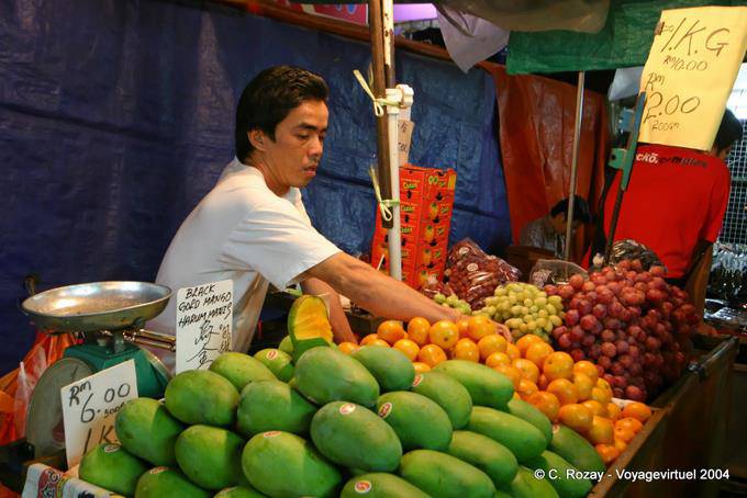 Vegetais tropicais para o mercado chinês, Kuala Lumpur - Malaysia