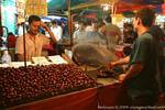 Castanhas quente, quente, Kuala Lumpur, Malaysia.