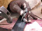Sarro, agilité, travail au clou, Mali.