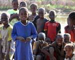 Simbi, groupe d'enfants, Mali.