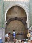 Fonte bonita em Fez, Marrocos.